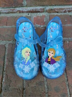 Frozen 2 Jelly Anna Elsa Character Disney Princess Jelly Shoes Size 12 Kids